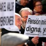 Manifestación de pensionistas en Madrid
