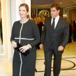 Luis Alfonso de Borbón y María Margarita Vargas, en un acto de la Fundación Querer