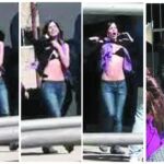 Rita Maestre en una imagen del vídeo del asalto a la capilla