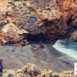 Imagen del rescate del hombre de habla inglesa que cayó en Cabo Tiñoso