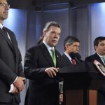 El presidente de Colombia Juan Manuel Santos