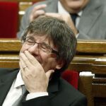 El presidente de la Generalitat, Carles Puigdemont