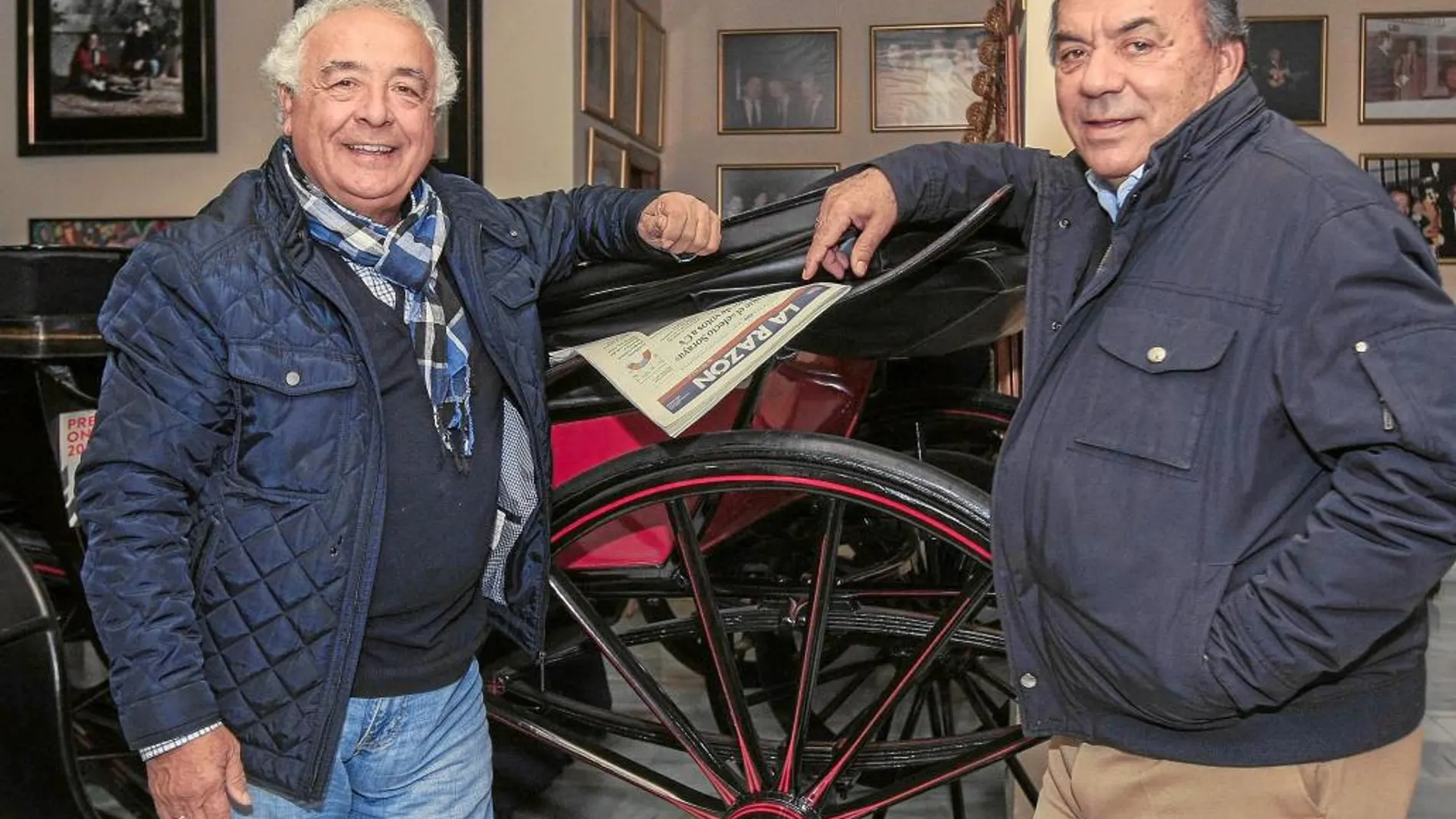 Antonio Romero (izquierda) y Rafael Ruiz cantaron juntos por primera vez a los 14 años