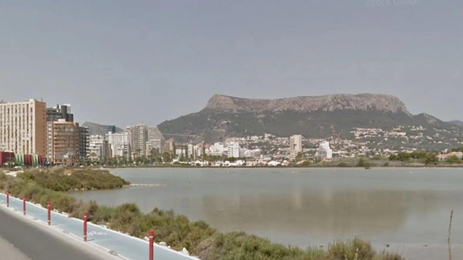 Imagen de la playa de Calpe