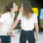 Lennie (izda.) y Escolar trabajan por primera vez juntas en esta pieza de Pascal Rambert
