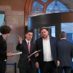 Junqueras lidera las negociaciones del Govern con la CUP