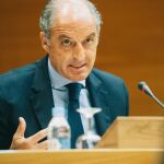 El expresidente Camps dudó de que la comisión de Ciegsa fuera a servir para nada