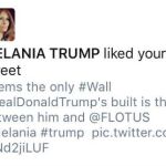 El «like» de Melania Trump que pone en evidencia su relación matrimonial