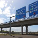La tuneladora para la obra de la SE-40 llegó a Coria en 2012 y sigue parada