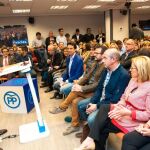 Momento de la reunión de la Junta Directiva del PP de Valencia, el miércoles