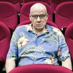 James Ellroy en su última visita a Barcelona para promocionar sus novelas