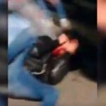 Captura del vídeo difundido de la agresión