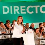 Susana Díaz, ayer en Antequera / Foto: Efe