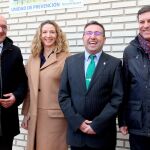 Los consejeros Alicia García y Carlos Fernández Carriedo, acompañados por Jesús Julio Carnero y Alfonso Romo visitan las nuevas instalaciones del Centro de Día de Pedrajas