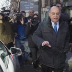 Gerardo Díaz Ferrán a su salida de la Audiencia Nacional en 2012