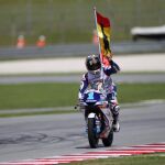 Jorge Martín celebra el título mundial en Sepang
