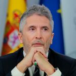 Fernando Grande Marlaska durante la rueda de prensa del Consejo de Ministros/