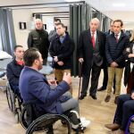 La consejera de Familia e Igualdad de Oportunidades, Alicia García, junto a otras autoridades, visita las nuevas instalaciones de Aspaym en el municipio vallisoletano de Matapozuelos