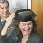 Calvo se puso el viernes el tricornio en un acto de la Guardia Civil. Luego ordenó que no se divulgara la imagen