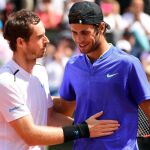 Andy Murray celebra su victoria ante el ruso Karen Khachanov