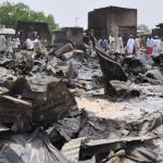 Campo de desplazados de Maiduguri, en el noreste de Nigeria, objetivo frecuente del grupo terrorista Boko Haram.