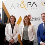 María Josefa García Cirac junto a Juan Carlos Prieto, Catarina Valença y Enrique Saiz en la presentación de AR&PA