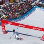 Clément Noël durante la prueba de Slalom