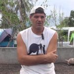 Frank Cuesta, en una imagen del vídeo subido a Facebook.