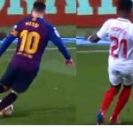 ¿Es penalti de Promes a Messi?