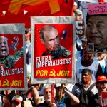 Manifestantes en el centro de Buenos Aires contra la cumbre del G20/Foto: Reuters