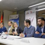 La consejera Alicia García junto a Javier Dorado, José Francisco Hernández, Eduardo Carazo y Roberto López