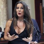 Fotografía de archivo del 15 de agosto de 2014 de la actriz mexicana Kate del Castillo durante una conferencia en Los Ángeles