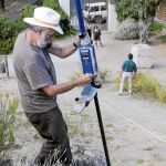 Geofísicos realizan catas en el parque Federico García Lorca de la localidad de Alfacar en 2009