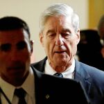 El fiscal especial, Robert Mueller, durante una de sus sesiones informativas ante el Senado de EE UU / Reuters