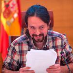 Pablo Iglesias el pasado mes de diciembre