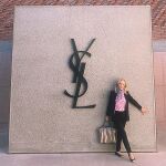 Carmen Lomana, en el museo de Yves Saint Laurent