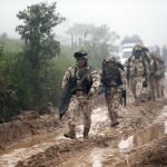Acto oficial de entrega de las armas a representantes de la ONU