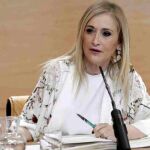 Cristina Cifuentes, en la rueda de prensa posterior a la reunión semanal del Consejo de Gobierno.
