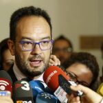 El portavoz del PSOE en el Congreso, Antonio Hernando