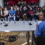 Reunión del Consejo Estatal de Podemos.