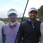 Xavier Guzmán junto a Juan Sarati y Xavier Puig al lado de Pep Anglés.