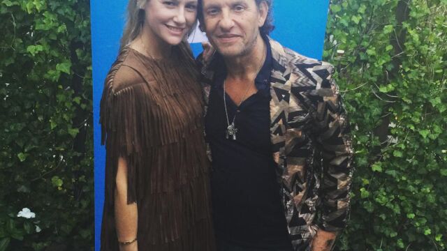 Fiona Ferrer y el diseñador Dalmau Custo