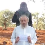 Captura de vídeo donde Sergio Zanotti pide su rescate tras ser retenido en la frontera de Siria
