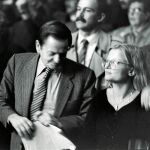 El primer ministro sueco Olof Palme fue asesinado el 28 de febrero de 1986. En la imagen, junto a Anna Lindh, ministra de exteriores de Suecia, que también mataron en 2003