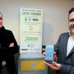 El vicerrector de Patrimonio e Infraestructuras de la UVa, Julio Grijalba, y el profesor y director de operaciones de RDNest, Diego Llanos, presentan el proyecto