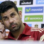 Diego Costa, hoy en la Ciudad de Fútbol de Las Rozas