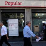 Oficina del Banco Popular en Madrid