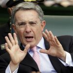 Imagen de archivo del ex presidente de Colombia, Alvaro Uribe