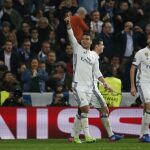 Casemiro celebra su gol
