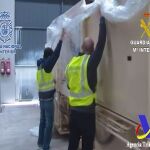 Cae una red que introdujo en España 400 kilos de cocaína en maquinaria pesada